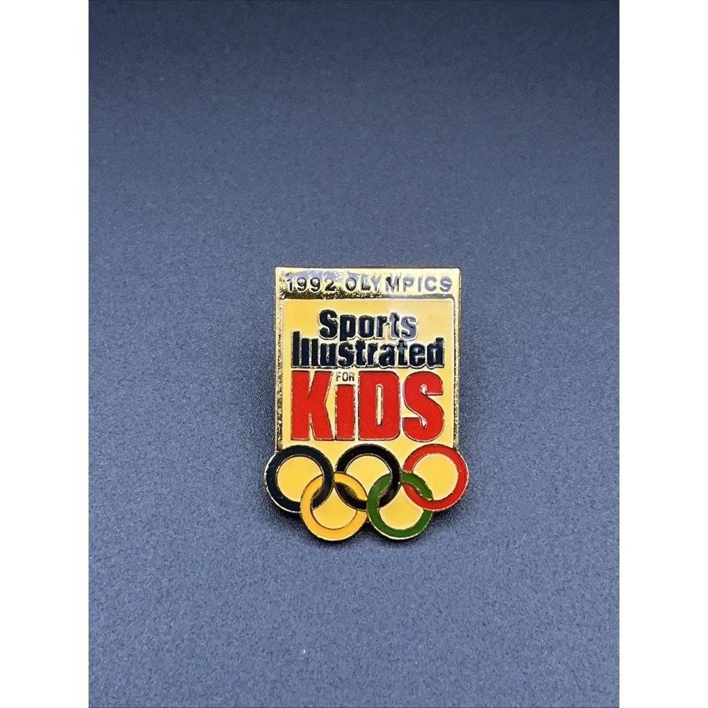 1992 Barcelona Olympics Sports‎ Illustrated For Kids Sponsor Lapel Hat Pin